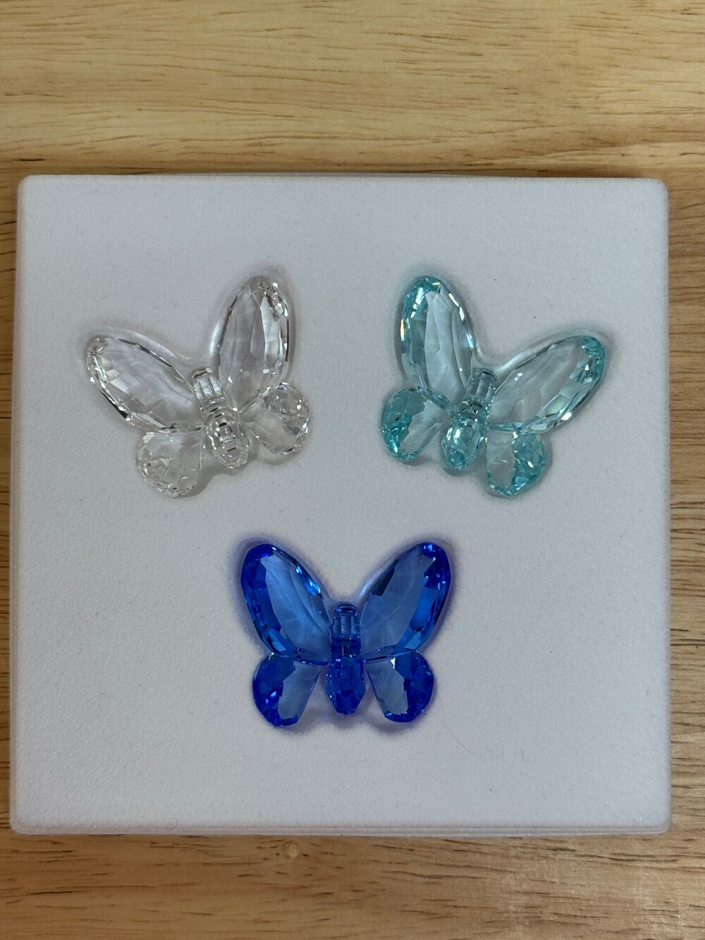 Swarovski Crystal-Butterflies Small Set of 3-955429 - RETIRED